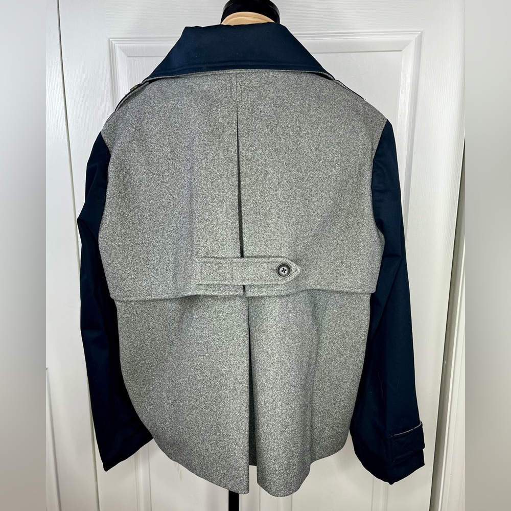 DO by Dee Ocleppo Mixed Media Short Trench Coat/ Jacket. NWT - Picture 5 of 15